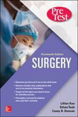 Surgery PreTest Self-Assessment and Review, Fourteenth Edition 14th 9781260143614 Front Cover