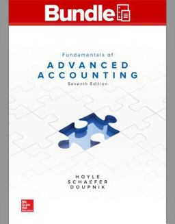 Gen Combo Looseleaf Fundamentals of Advanced Accounting; Connect Access Card Gen Combo Looseleaf Fundamentals of Advanced Accounting; Connect Access Card