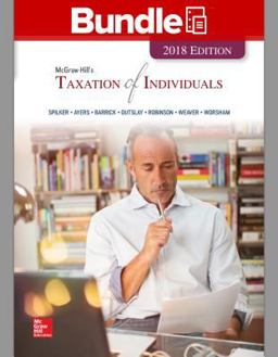 Gen Combo Ll Mcgraw-Hills Taxation Individuals 2018; Connect Access Card Gen Combo Ll Mcgraw-Hills Taxation Individuals 2018; Connect Access Card