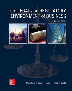 LEGAL+REG.ENVIRONMENT OF BUSINESS (LL)  9781260161793 Front Cover