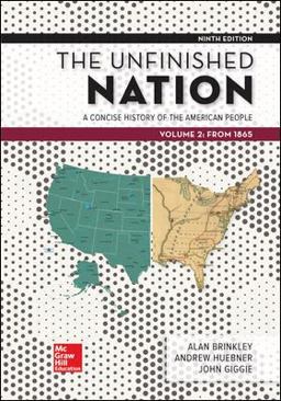 Looseleaf for the Unfinished Nation: a Concise History of the American People Volume 2 Looseleaf for the Unfinished Nation: a Concise History of the American People Volume 2