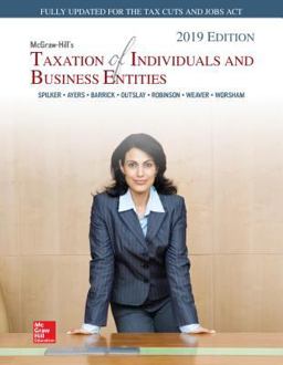 Loose Leaf for Mcgraw-Hill's Taxation of Individuals and Business Entities 2019 Edition Loose Leaf for Mcgraw-Hill's Taxation of Individuals and Business Entities 2019 Edition