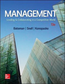 Loose-Leaf Management: Leading &amp; Collaborating in the Competitive World 13th 9781260194241 Front Cover