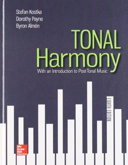 Gen Combo Tonal Harmony; Connect Access Card; Workbook Tonal Harmony 8th 9781260212754 Front Cover