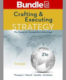 GEN COMBO LL CRAFTING &amp; EXECUTING STRATEGY:CONCEPTS &amp; CASES; CONNECT ACCESS CARD 21st 9781260307818 Front Cover