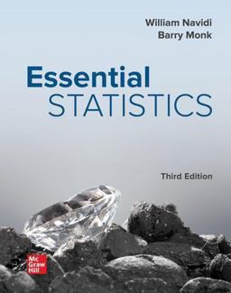 Essential Statistics 1st 9781260359794 Front Cover