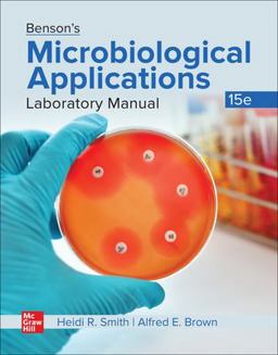     BENSON'S MICROBIO.APPL.:LAB..,CONC.  9781260425604 Front Cover