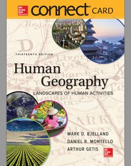 HUMAN GEOGRAPHY-CONNECT ACCESS  9781260430462 Front Cover