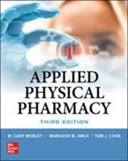 Applied Physical Pharmacy, Third Edition 3rd 9781260452211 Front Cover