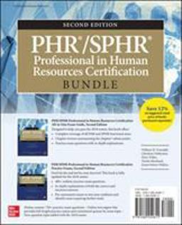 PHR/SPHR Professional in Human Resources Certification All-In-One Exam Guide, Second Edition 2nd 9781260453119 Front Cover