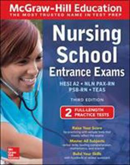 McGraw-Hill Education Nursing School Entrance Exams, Third Edition 3rd 9781260453652 Front Cover