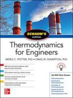 Schaums Outline of Thermodynamics for Engineers, Fourth Edition 4th 9781260456523 Front Cover