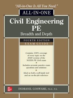 Civil Engineering PE All-In-One Exam Guide: Breadth and Depth, Fourth Edition 4th 9781260457223 Front Cover