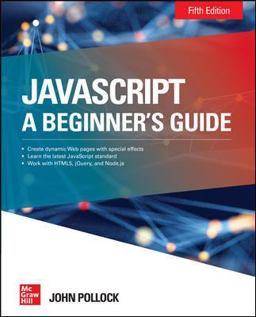 JavaScript: a Beginner's Guide, Fifth Edition