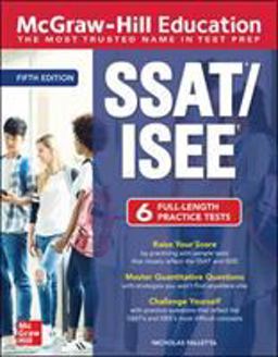 McGraw-Hill Education SSAT/ISEE, Fifth Edition 5th 9781260458039 Front Cover