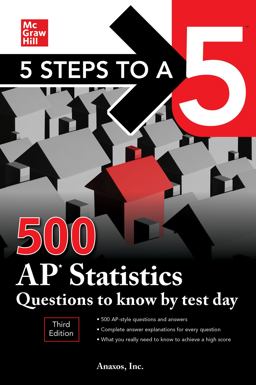 500 AP Statistics Questions to Know by Test Day:  9781260459791 Front Cover