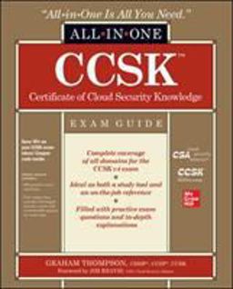 CCSK Certificate of Cloud Security Knowledge All-In-One Exam Guide  9781260460087 Front Cover