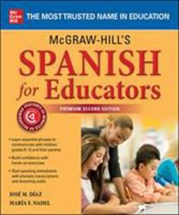 Mcgraw-hill's Spanish for Educators:  9781260462234 Front Cover