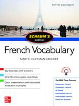 Schaum's Outline of French Vocabulary, Fifth Edition 5th 9781260462821 Front Cover