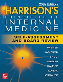 Harrison's Principles of Internal Medicine Self-assessment and Board Review:  9781260463040 Front Cover