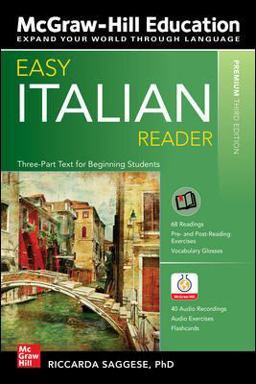Easy Italian Reader, Premium Third Edition 3rd 9781260463644 Front Cover
