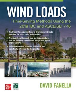 Wind Loads: Time Saving Methods Using the 2018 IBC and ASCE/SEI 7-16  9781260467420 Front Cover