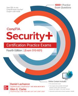 CompTIA Security+ Certification Practice Exams, Fourth Edition (Exam SY0-601) 4th 9781260467970 Front Cover