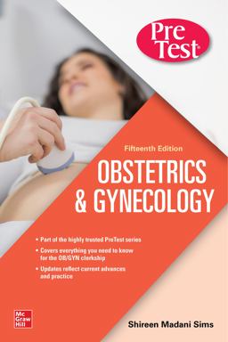 PreTest Obstetrics &amp; Gynecology, Fifteenth Edition 15th 9781260468427 Front Cover