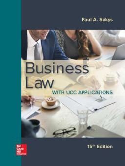 Business Law With Ucc Applications:  9781260471373 Front Cover