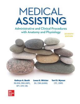 Loose Leaf for Medical Assisting: Administrative and Clinical Procedures 7th 9781260476989 Front Cover