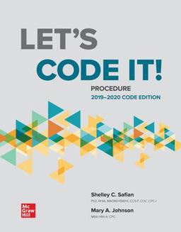 Let's Code It! Procedure 2019-2020 Code Edition 2nd 9781260481174 Front Cover