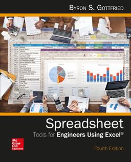 Loose Leaf for Spreadsheet Tools for Engineers Using Excel 4th 9781260486070 Front Cover