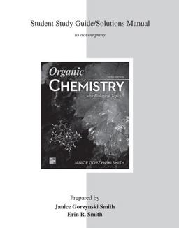 Student Solutions Manual for Organic Chemistry with Biological Topics 6th 9781260516463 Front Cover
