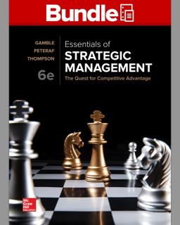 Gen Combo Ll Essentials of Strategic Management; Bsg-Globus Access Card