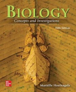 BIOLOGY:CONCEPTS+INVESTIGATIONS (LOOSE)  9781260542165 Front Cover