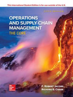 ISE Operations and Supply Chain Management: the Core ISE Operations and Supply Chain Management: the Core