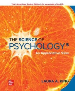 ISE the Science of Psychology: an Appreciative View 5th 9781260547948 Front Cover