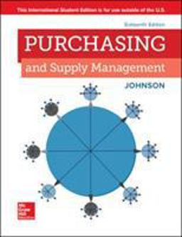 ISE Purchasing and Supply Management 16th 9781260548112 Front Cover