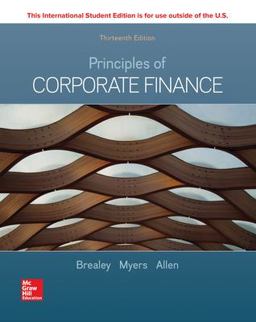 Principles of Corporate Finance 13th 9781260565553 Front Cover
