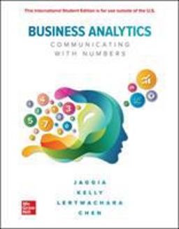 Business Analytics 1st 9781260576016 Front Cover