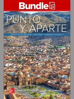 Gen Combo Looseleaf Punto y Aparte; Connect Access Card 6th 9781260693263 Front Cover