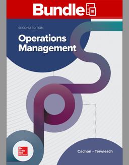 GEN COMBO LOOSE LEAF OPERATIONS MANAGEMENT; CONNECT Access Card 2nd 9781260696158 Front Cover