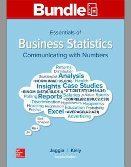 Gen Combo Looseleaf Essentials of Business Statistics; Connect Access Card 2nd 9781260696189 Front Cover