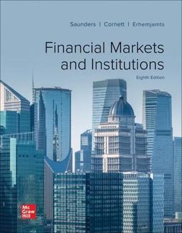 Financial Markets and Institutions 8th 9781260772401 Front Cover