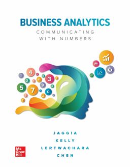 BUSINESS ANALYTICS 1st 9781260785005 Front Cover