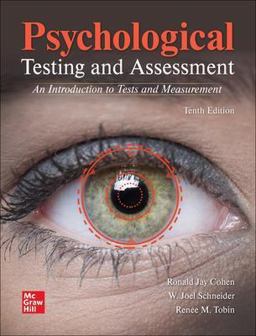 Psychological Testing and Assessment An Introduction to Tests and Measurement 10th 9781260837025 Front Cover