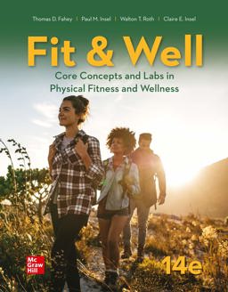 Fit and Well Core Concepts and Labs in Physical Fitness and Wellness  9781264013081 Front Cover