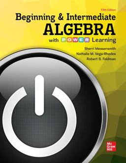 Loose Leaf Beginning & Intermediate Algebra with POWER Learning, 5e