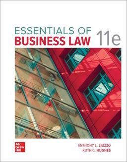 Loose-Leaf for Essentials of Business Law 11th 9781264126484 Front Cover