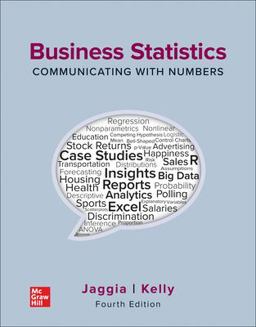     BUSINESS STATISTICS (LOOSELEAF)  9781264218875 Front Cover